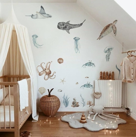 whale themed nursery