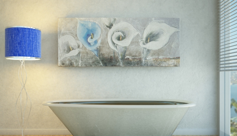 bathroom painting decor