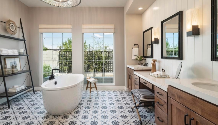 elegant bathroom art