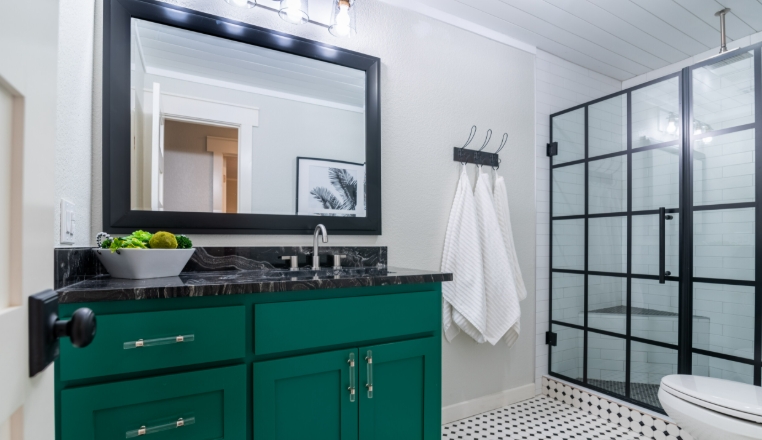 teal bathroom wall decor