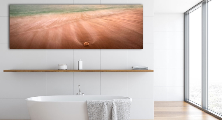 elegant bathroom wall decor
