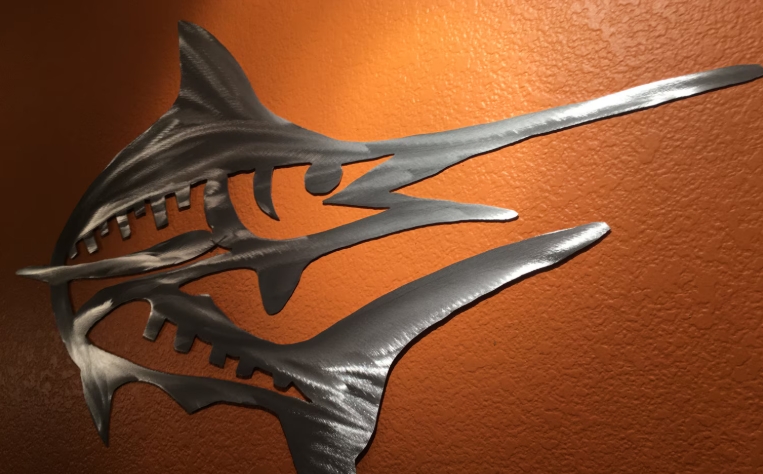 metal wall art for bathroom