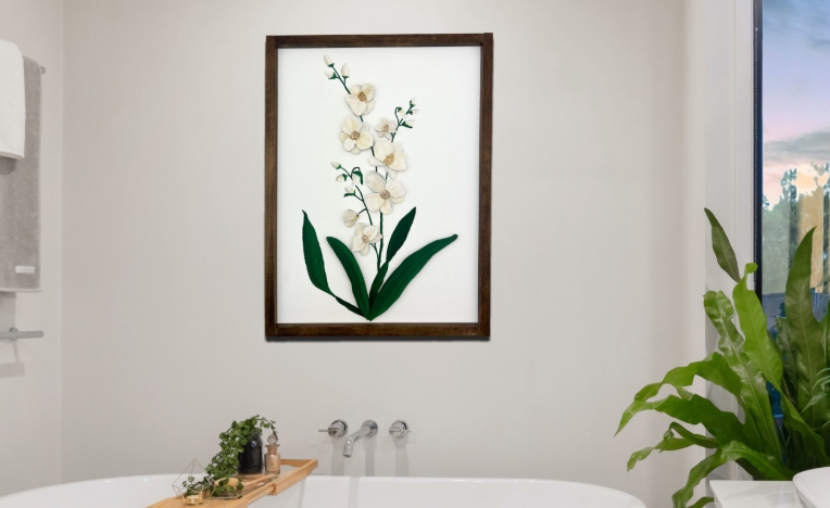 classy bathroom wall art