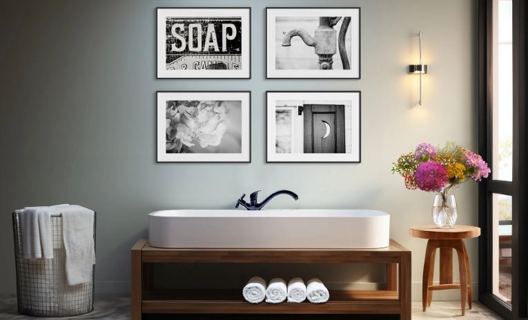 bathroom art decor