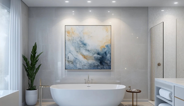 coastal bathroom art