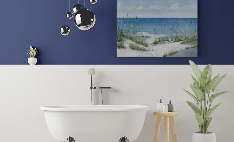 unique bathroom wall decor