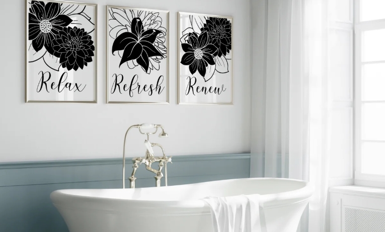 bathroom wall decor