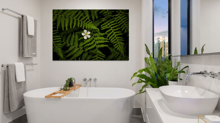 luxury bathroom wall decor