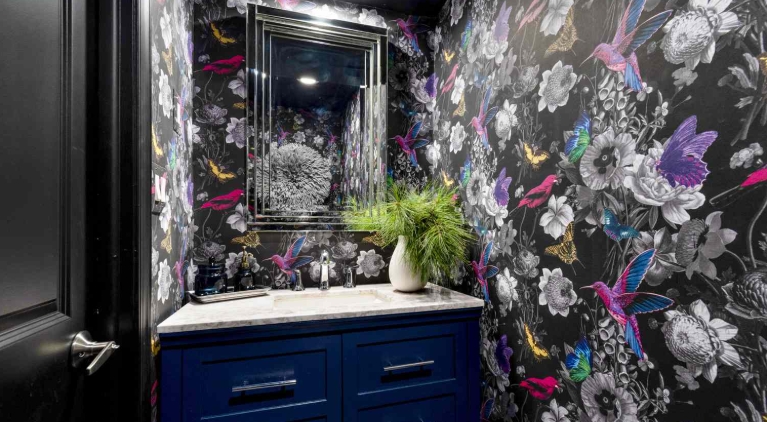 glass wall art for bathroom