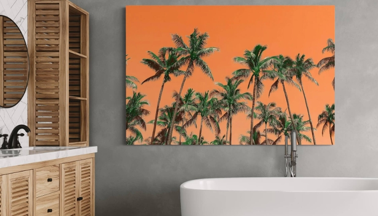 bathroom wall sculpture