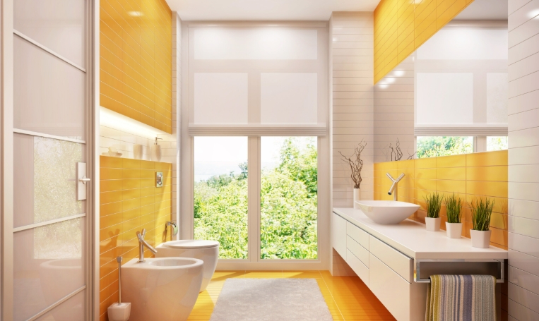 colorful wall art for bathroom