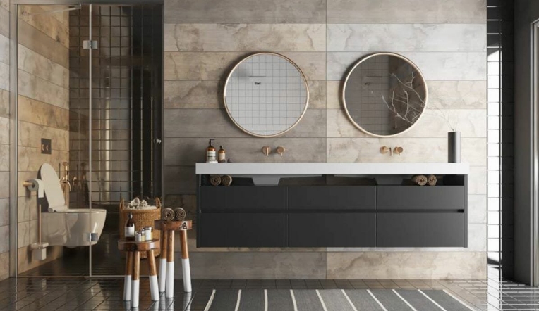 masculine bathroom art
