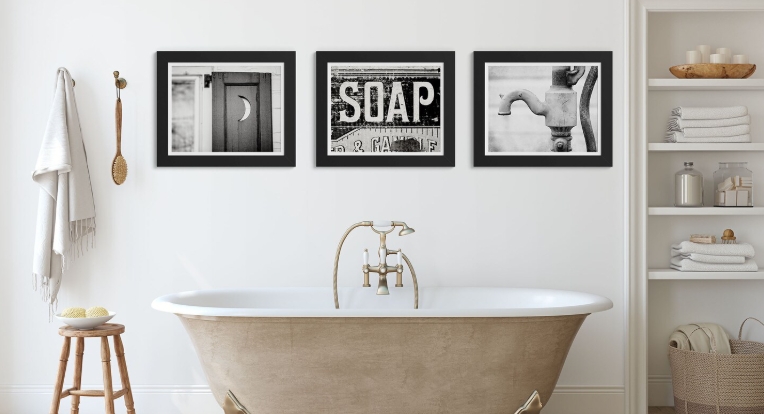 frames for bathroom art