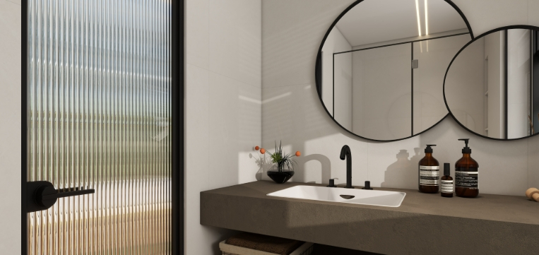 bathroom butterfly decor