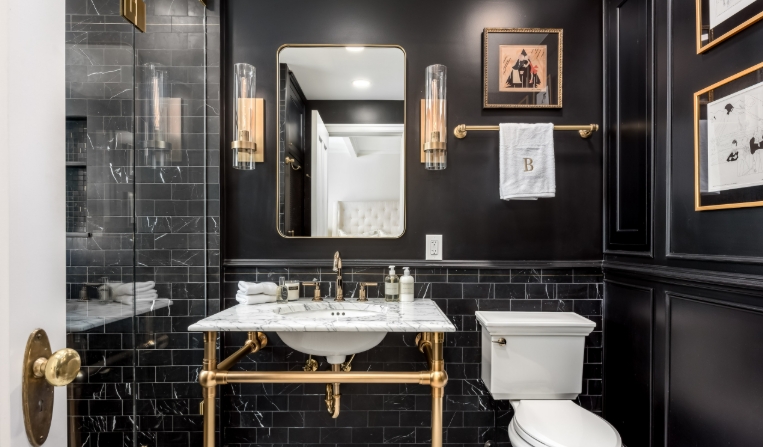 black art for the bathroom