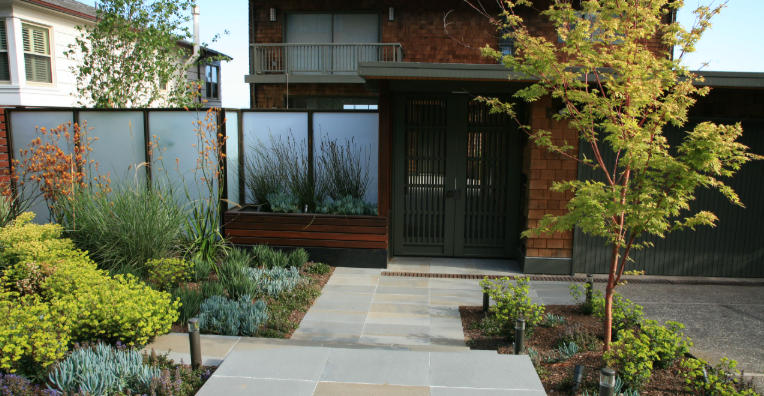 Front yard contemporary design