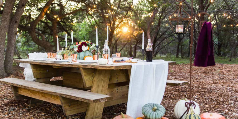 Rustic Picnic Tables for Family Gatherings