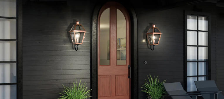 Rustic Outdoor Sconces for Warm Lighting