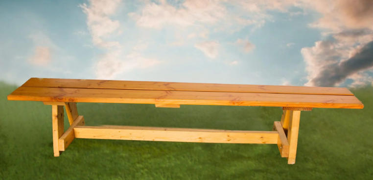 Rustic Picnic Benches for Gatherings