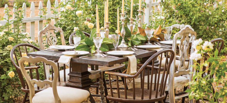 Outdoor Farmhouse Table Design Ideas