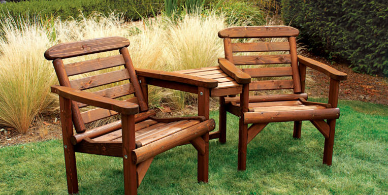 Rustic Wooden Garden Chairs for Natural Vibes