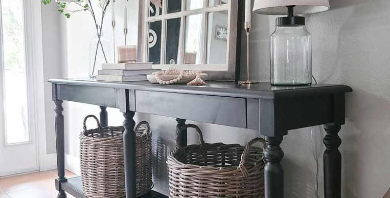 Rustic Outdoor Console Tables for Entryways
