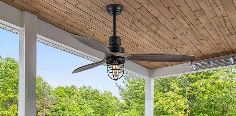Rustic Outdoor Fans for Breezy Spaces