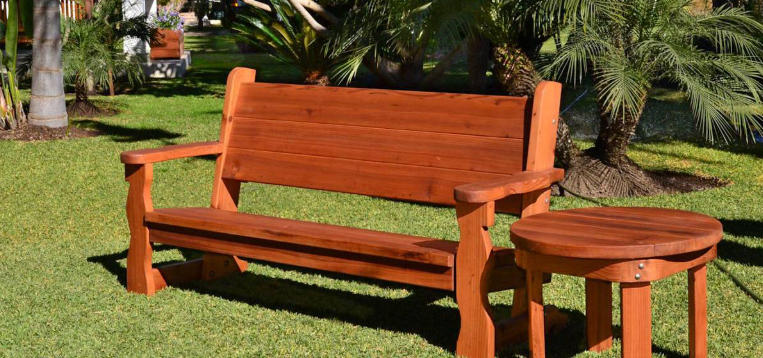 Rustic Outdoor Benches with Backs for Comfort