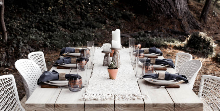 How to Create a Boho Outdoor Workspace