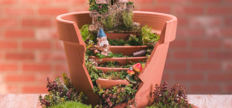 Boho Outdoor Decor with Terracotta Planters