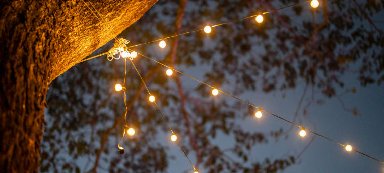 How to Use Soft Fairy Lights in Boho Outdoor Decor