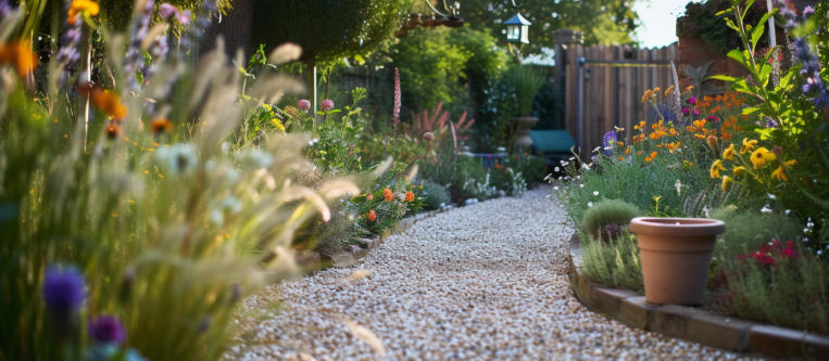 Boho Style Garden Path Decor Inspiration