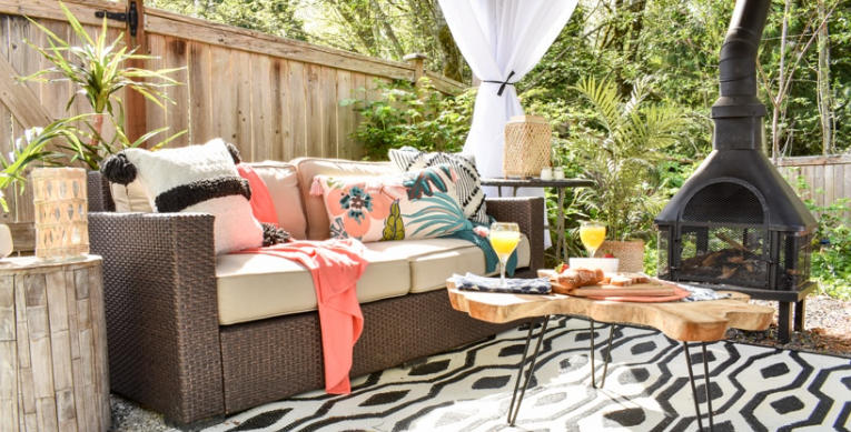How to Create a Cozy Boho Patio Space