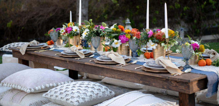 How to Add a Pop of Color in Boho Outdoor Decor