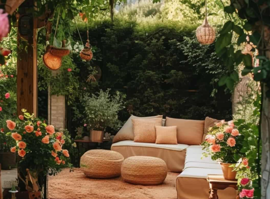 Using Earth Tones for Boho Outdoor Inspiration