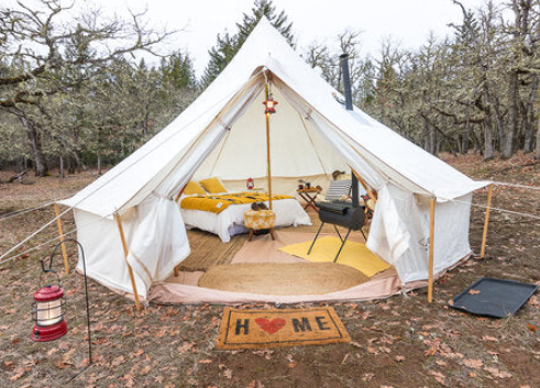 How to Make a Boho Tent-Style Outdoor Space