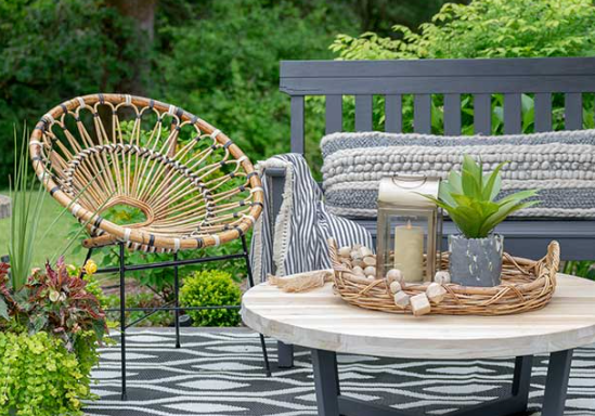 Boho Outdoor Decor with Cozy Lounge Mats