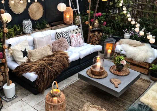Boho-Inspired Outdoor Decor for Small Spaces