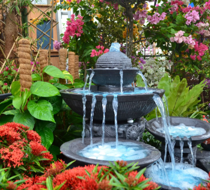 Spring Garden Ideas with Water Features and Fountains