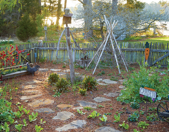 Spring Garden Ideas with Wooden Garden Structures