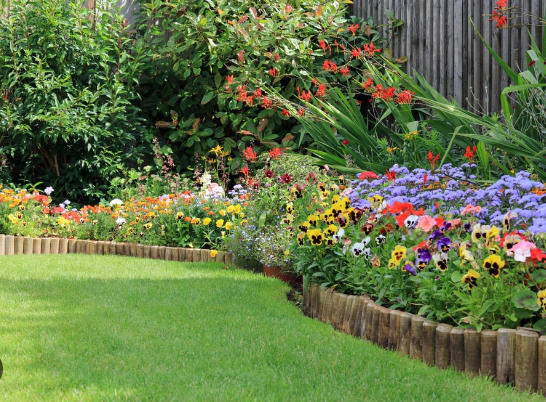 Spring Garden Ideas with Creative Garden Edging Ideas
