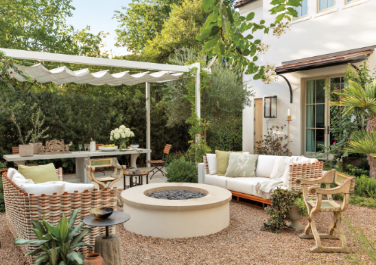 Spring Garden Ideas with Minimalist Landscape Design