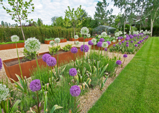 Spring Garden Ideas with Modern Landscape Architecture