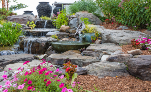 Spring Garden Ideas with Artistic Landscape Features