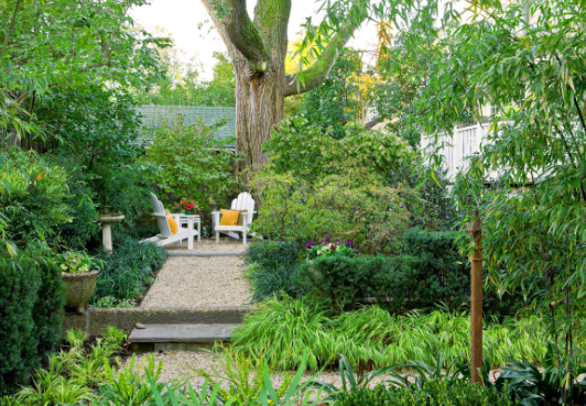 Spring Garden Ideas with Beautiful Landscape Focal Points