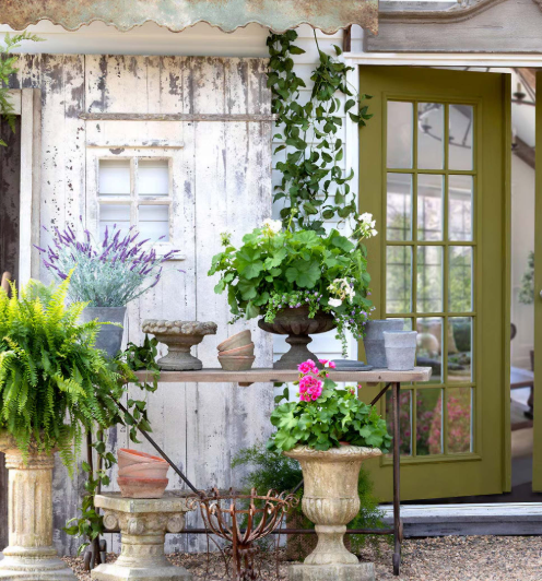 DIY Vintage Planters for Patios